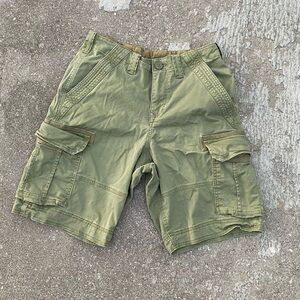 George Men's Green Cargo Shorts Size 28